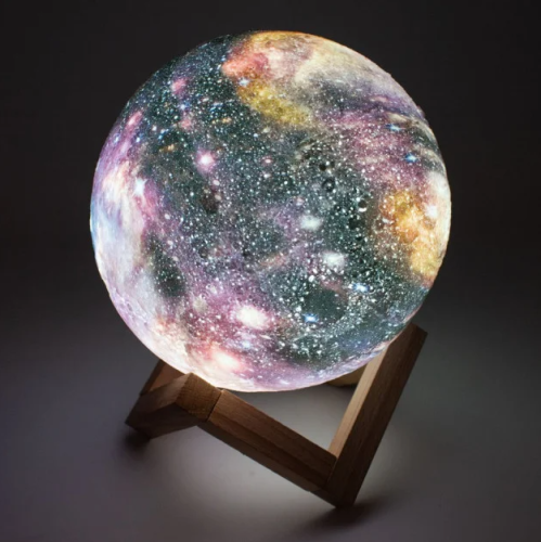 Настільний сенсорний нічник-місяць Magic 3D RGB Moon Light з пультом керування