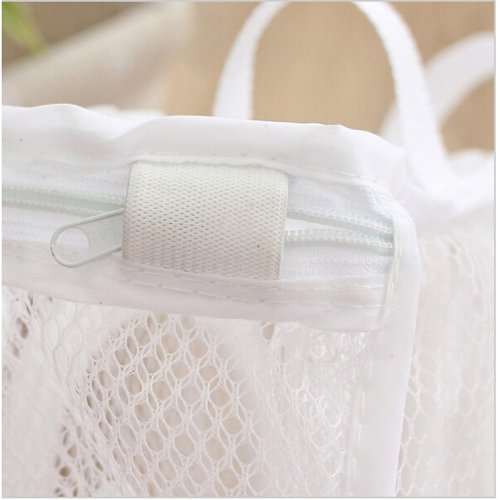 Мішок-чохол для прання взуття в пральній машині з ручкою для сушіння, 28×24×8 см