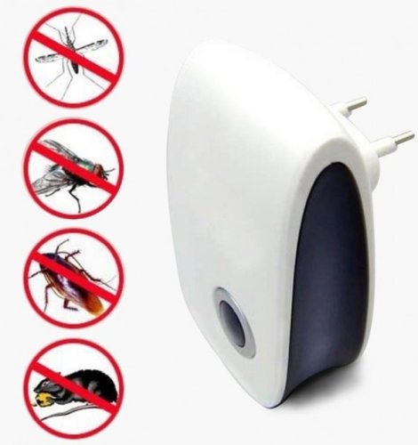 Електронний ультразвуковий відлякувач комах і гризунів Electronic Pest Repeller, від мережі