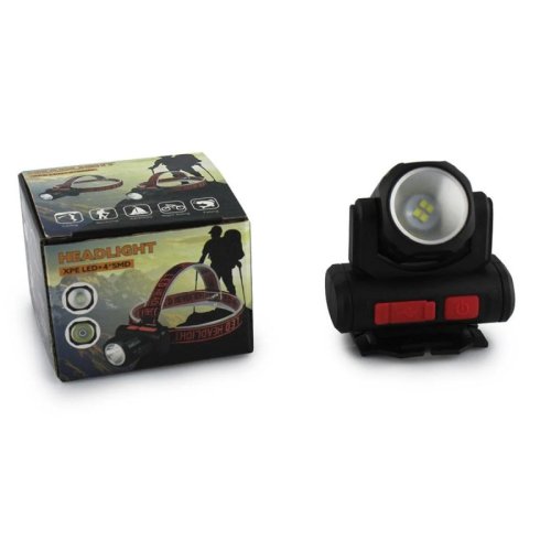 Налобний акумуляторний ліхтарик BAILONG BL-2001 з USB-зарядкою