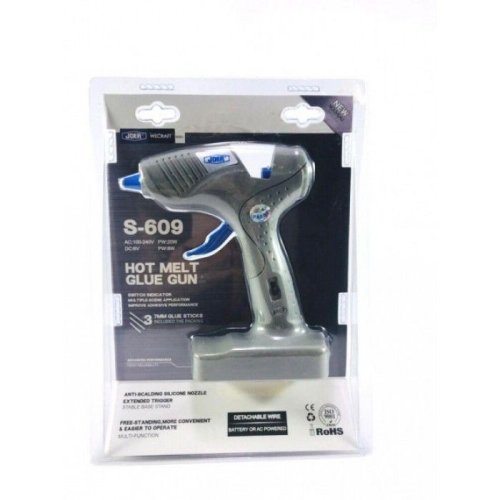 Термопістолет для силіконового клею S 609: від мережі 220V або від батарейок