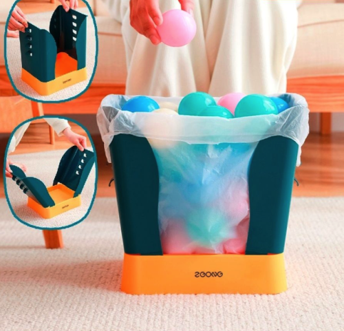 Складне відро-кошик для сміття, тримач для сміттєвих пакетів