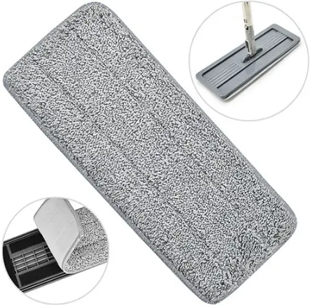 Змінна насадка‑моп із мікрофібри для швабри Scratch Cleaning Mop, 33×11 см