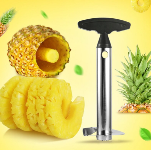 Ніж-слайсер для ананаса: кільця та вирізання серцевини, ананасорізка з нержавіючої сталі