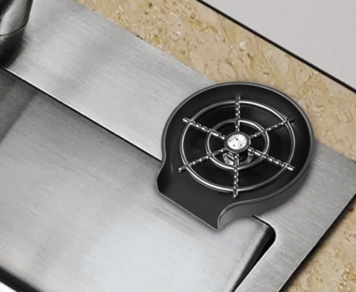 Портативний кухонний ринзер-ополіскувач для склянок, келихів, кухлів і пляшок (мийка)