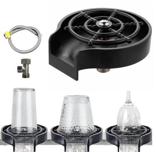 Портативний кухонний ринзер-ополіскувач для склянок, келихів, кухлів і пляшок (мийка)