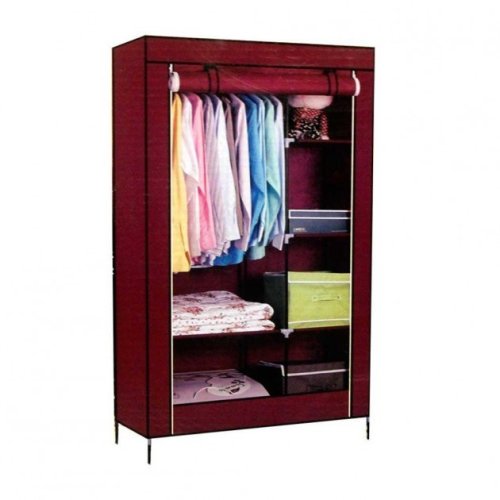 Складана тканинна шафа Storage Wardrobe 88105, 2 секції, 105×45×170 см