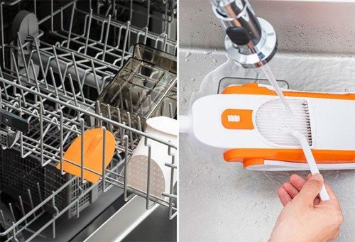 Кухонний мультислайсер-подрібнювач овочів Brava Spring Slicer для нарізання та шинкування