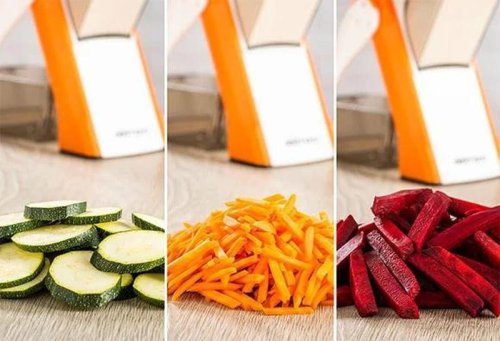 Кухонний мультислайсер-подрібнювач овочів Brava Spring Slicer для нарізання та шинкування