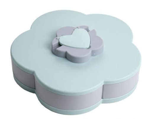 Менажниця-квітка для закусок і фруктів з підставкою для телефону, тарілка-цукерниця-органайзер