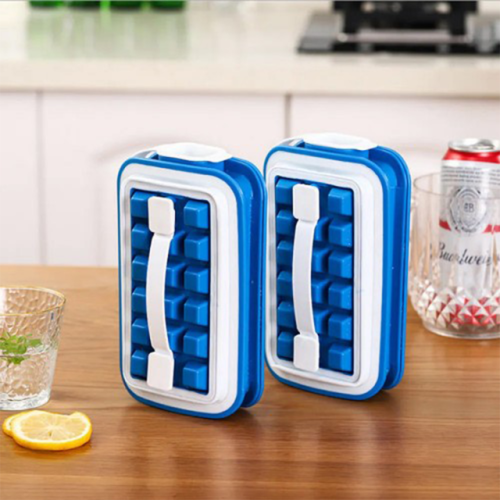 Герметична льодниця-форма Fill&Carry Without Spilla на 18 кубиків, контейнер для льоду