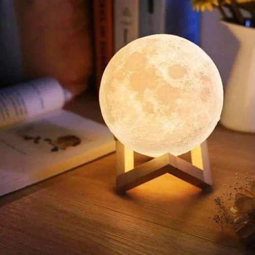 Настільний 3D світильник-нічник «Місяць» Magic 3D Moon Lamp