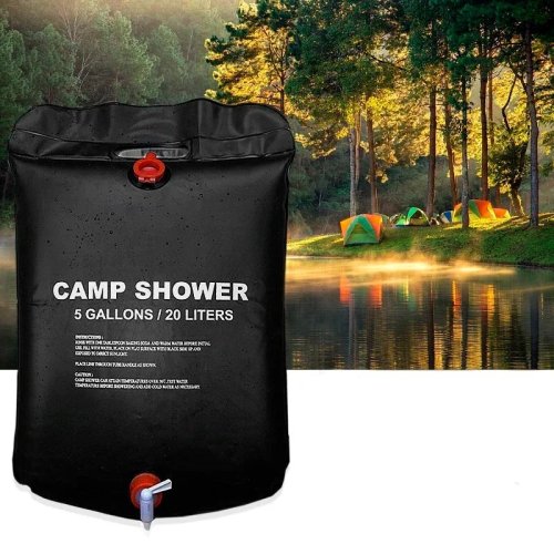 Переносний підвісний літній душ для дачі та походів CAMP SHOWER, 20 л