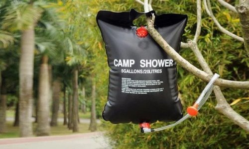 Переносний підвісний літній душ для дачі та походів CAMP SHOWER, 20 л