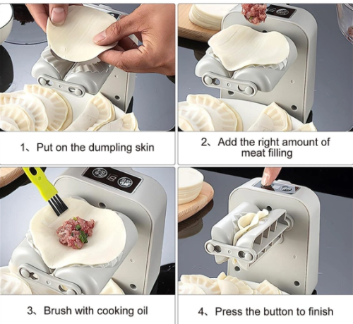 Автоматична USB машинка для швидкого ліплення вареників і пельменів