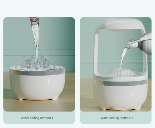 Антигравітаційний зволожувач-портативний дифузор Creative Water Drop для очищення повітря