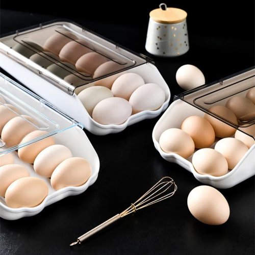 Контейнер-лоток EGG TRAY для зберігання яєць, органайзер для холодильника на 14 яєць