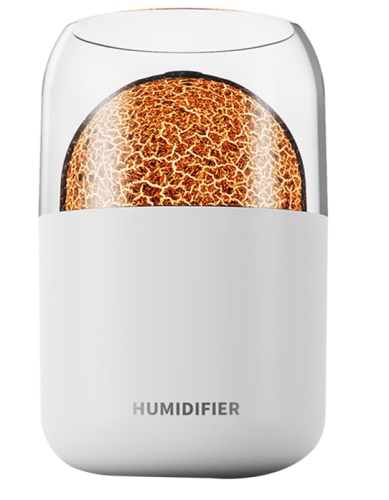 Аромадифузор-нічник «Лава» для дому й офісу — зволожувач повітря