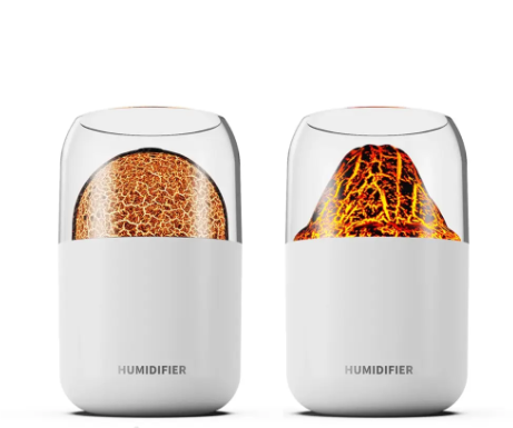 Аромадифузор-нічник «Лава» для дому й офісу — зволожувач повітря