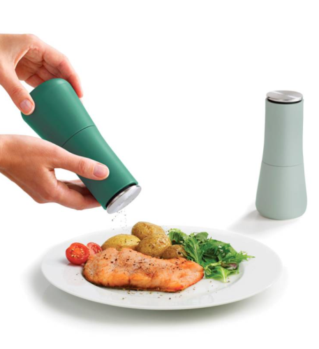 Млин для солі та перцю 2-в-1 — стильний подрібнювач спецій для кухні