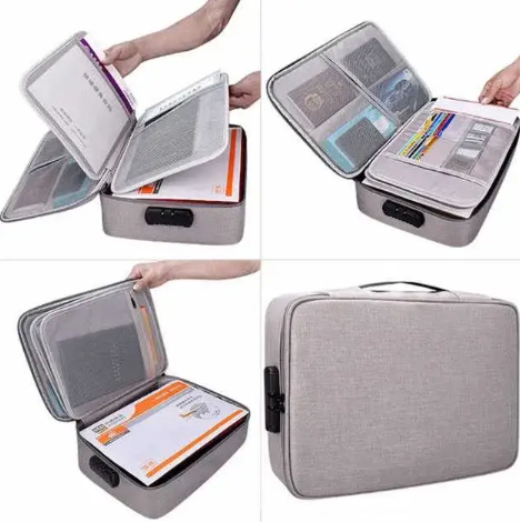 Дорожній кейс-органайзер для документів і гаджетів із кодовим замком