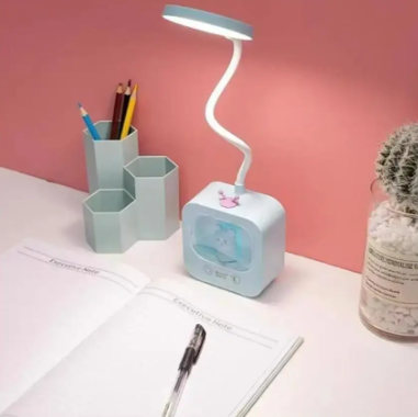 Настільна LED-лампа Teddy Bear з підсвічуванням і гнучкою ніжкою, акумуляторна