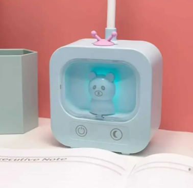 Настільна LED-лампа Teddy Bear з підсвічуванням і гнучкою ніжкою, акумуляторна