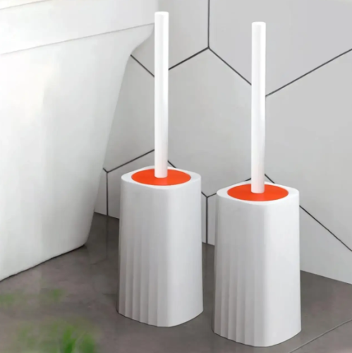 Туалетний йоржик Toilet Brush з вигнутою щіткою для важкодоступних місць, щітка для унітазу