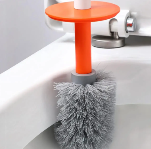 Туалетний йоржик Toilet Brush з вигнутою щіткою для важкодоступних місць, щітка для унітазу