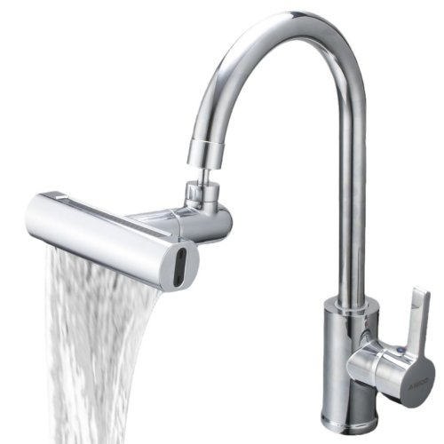 Водозберігальна насадка SHOWER HEAD на кухонний кран, широка лійка, 360°, 4 режими струменя