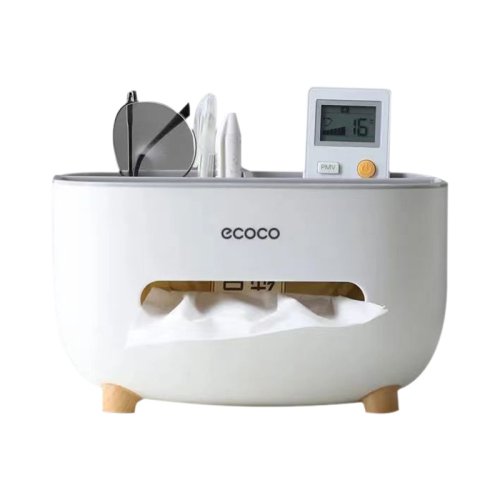 Настільний органайзер Ecoco Tissue: диспенсер для серветок і відсіки для аксесуарів