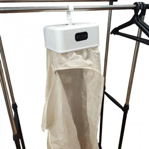 Портативна складна вертикальна електросушарка для одягу з таймером і захисним чохлом