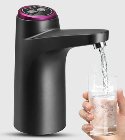 Акумуляторна електропомпа Elegant для бутля з водою, сенсорне керування, диспенсер