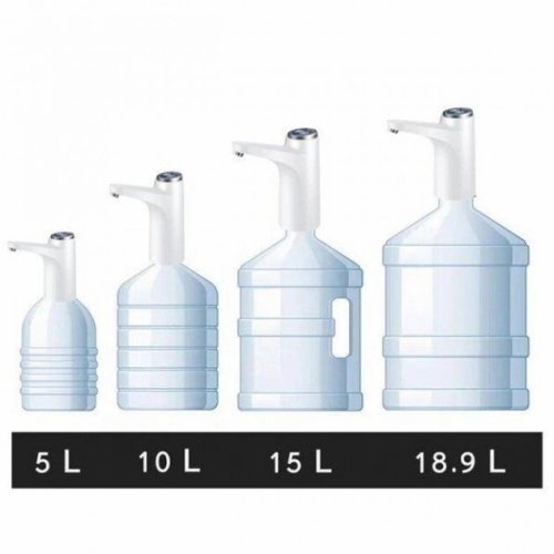 Акумуляторна електропомпа Elegant для бутля з водою, сенсорне керування, диспенсер