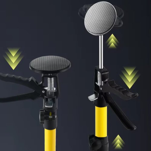 Телескопічна опора-домкрат до 40 кг для монтажу та встановлення меблів, нерж. сталь