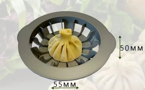 Домашня форма-хінкальниця для ліплення хінкалі та формування тіста