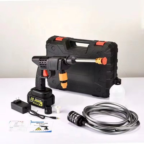 Бездротовий водяний пістолет високого тиску 2×48V, портативна автомийка для авто