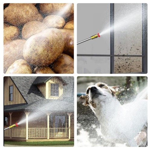 Бездротовий водяний пістолет високого тиску 2×48V, портативна автомийка для авто