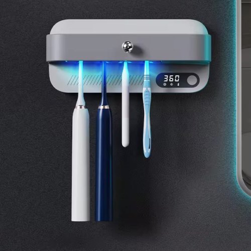 Тримач для зубних щіток з УФ-стерилізацією, дезінфікуюча UV-стойка Toothbrush rack