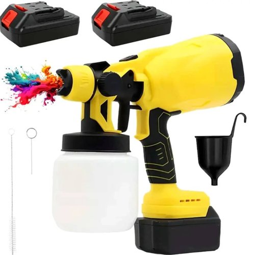 Акумуляторний електрокраскопульт JK-SG1 24V, 2 акумулятори, регулювання ширини розпилу