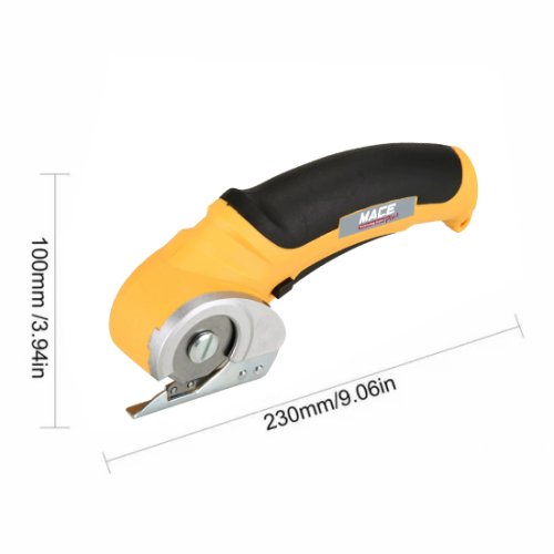 Акумуляторний міні різак MACE Plus: електроножиці-ніж для тканин, шкіри та ковроліну