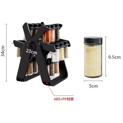 Карусель-органайзер для спецій 360° на 18 баночок — обертова підставка-спецiвниця для кухні