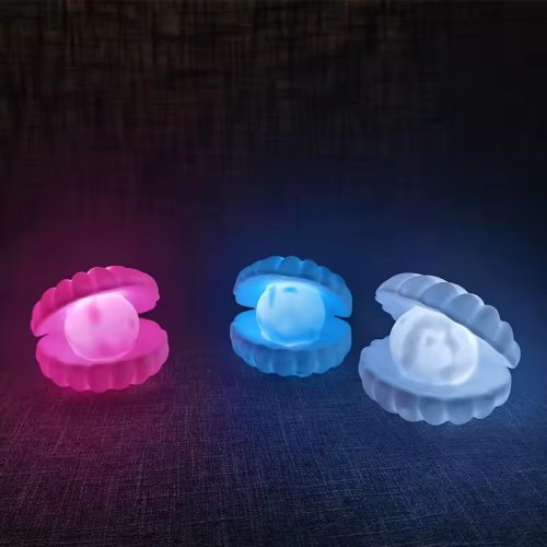 Нічник-черепашка Perl Light з перлиною, LED настільний бездротовий світильник з USB-зарядкою