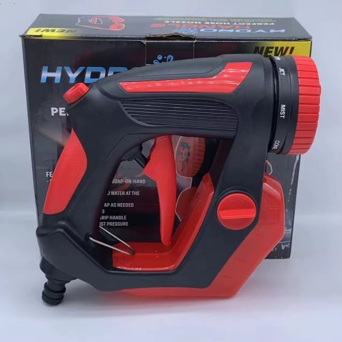 Пістолет-насадка на шланг Hydro Handle з піноутворювачем і бачком для мийних засобів, авто/прибирання