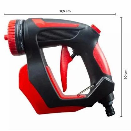 Пістолет-насадка на шланг Hydro Handle з піноутворювачем і бачком для мийних засобів, авто/прибирання