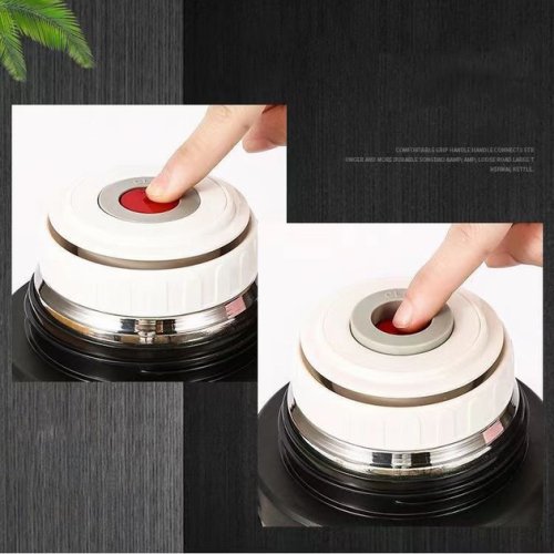 Туристичний термос DayDays A250 з нержавіючої сталі 2,5 л, вакуумна кришка, ручка для перенесення