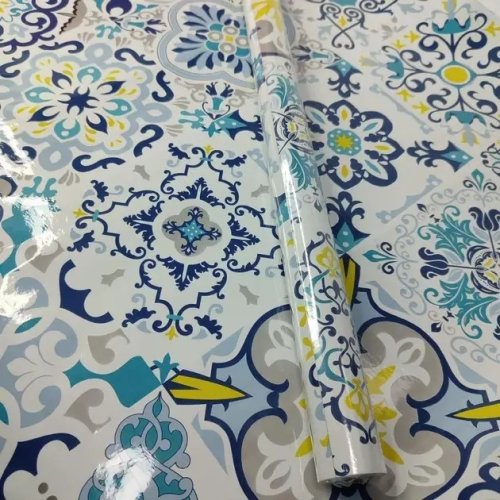 Самоклеюча кухонна плівка «Орнамент» 60×200 см для будь-яких поверхонь, східний візерунок