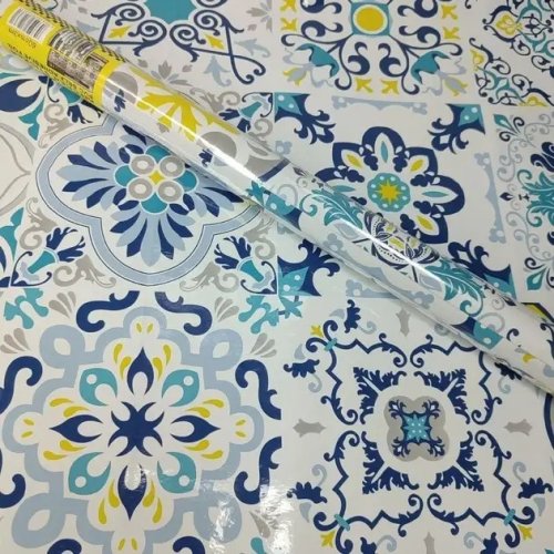 Самоклеюча кухонна плівка «Орнамент» 60×200 см для будь-яких поверхонь, східний візерунок