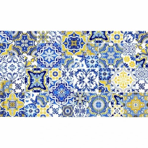 Самоклеюча кухонна плівка «Орнамент» 60×200 см для будь-яких поверхонь, східний візерунок