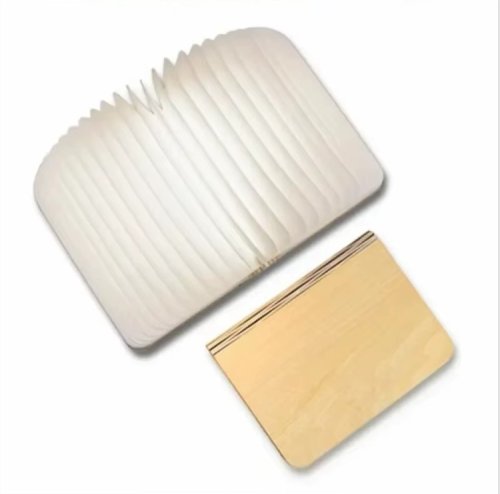 Складана LED лампа-книга з акумулятором 14,5×10,5×2,5 см, нічник зі змінною яскравістю